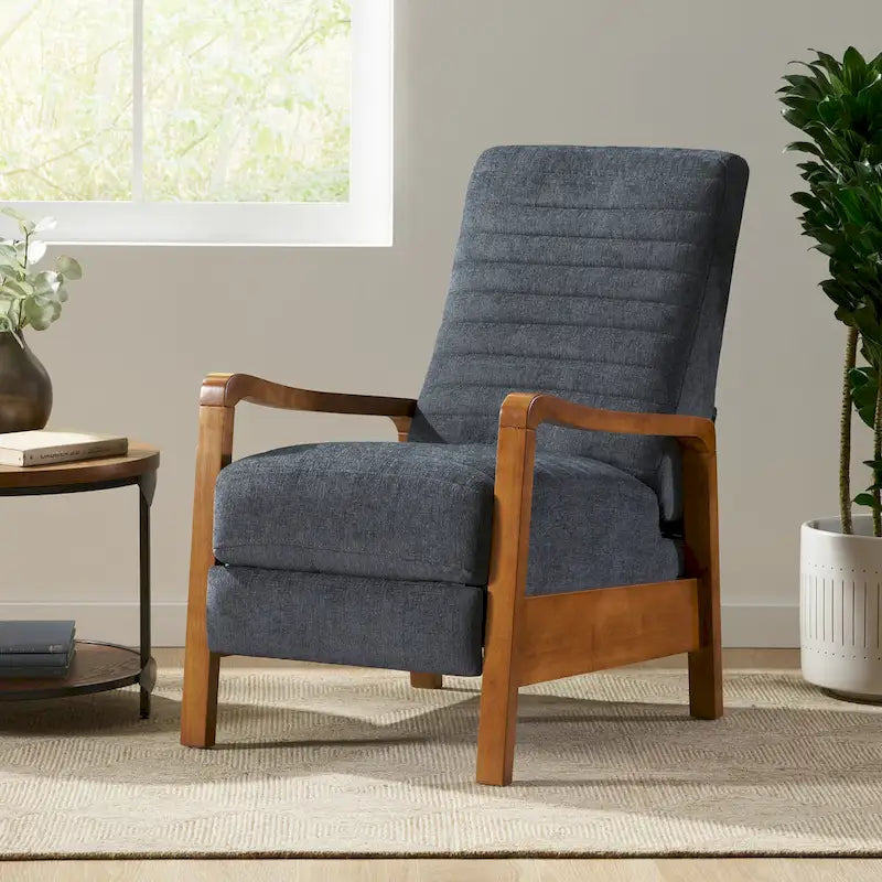 Poltrona reclinabile Munro Channel Stitch Pushback di Christopher Knight Home