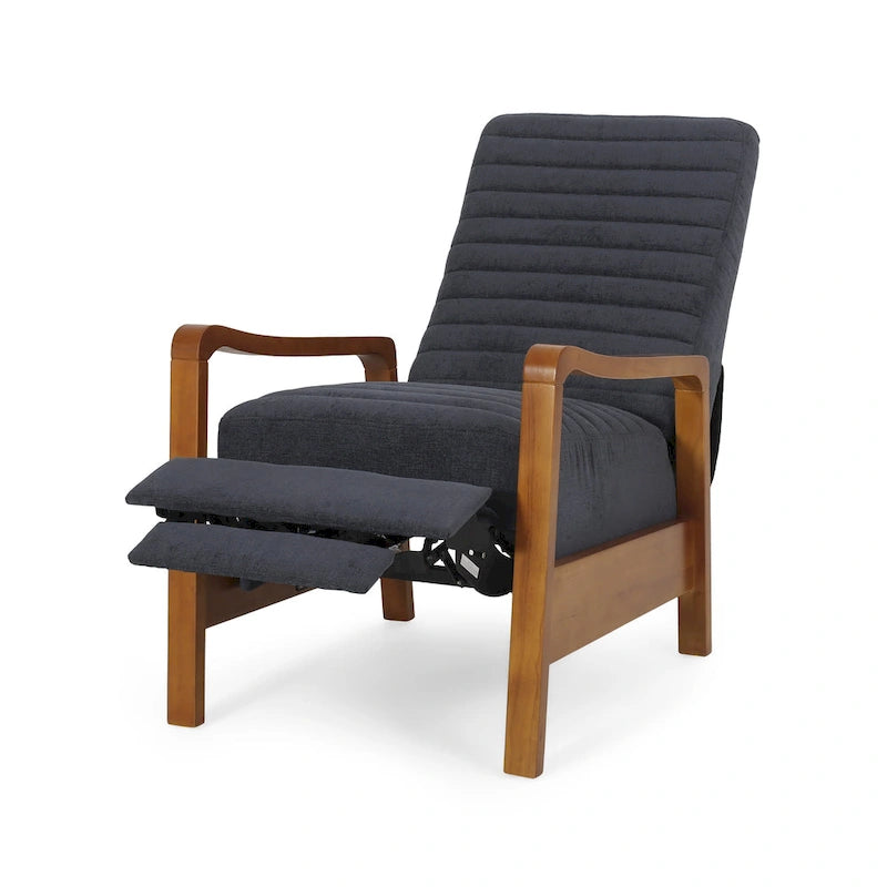 Poltrona reclinabile Munro Channel Stitch Pushback di Christopher Knight Home