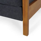 Poltrona reclinabile Munro Channel Stitch Pushback di Christopher Knight Home
