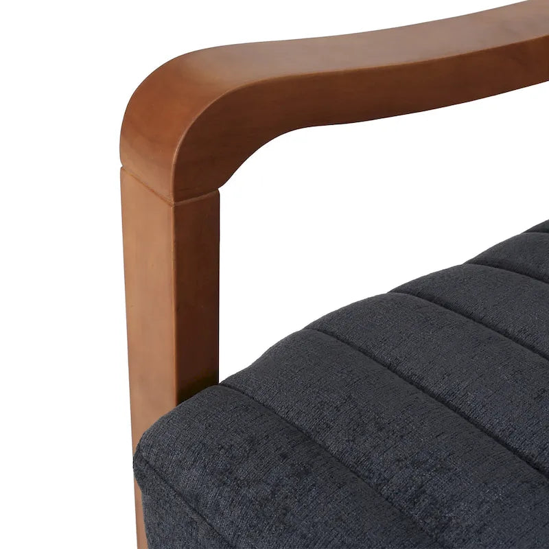 Poltrona reclinabile Munro Channel Stitch Pushback di Christopher Knight Home