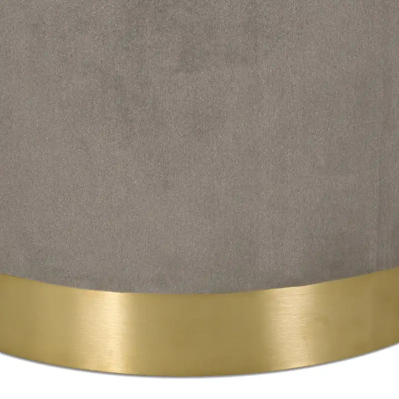 Poltrona club girevole Cardan Modern Glam in velluto con schienale aperto - 26.25 L x 24.25 P x 28.50 A