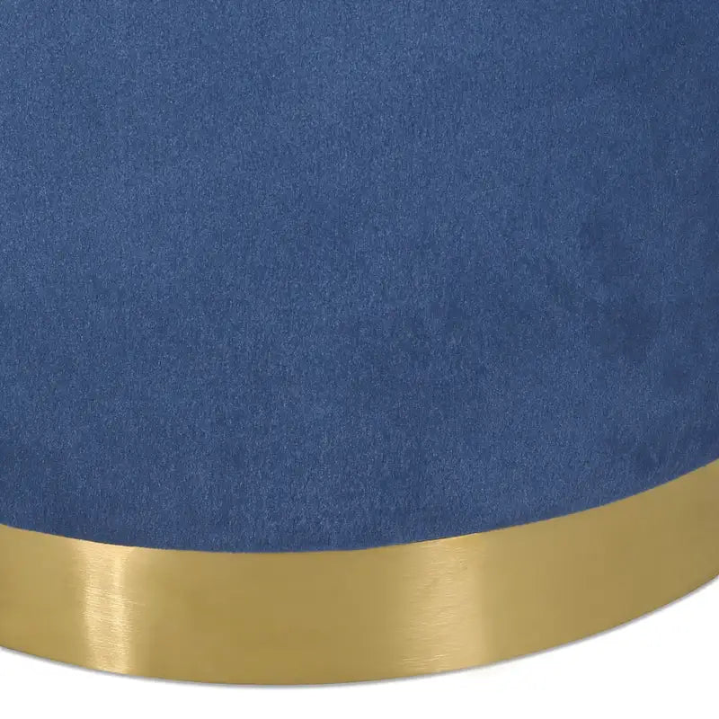 Poltrona club girevole Cardan Modern Glam in velluto con schienale aperto - 26.25 L x 24.25 P x 28.50 A