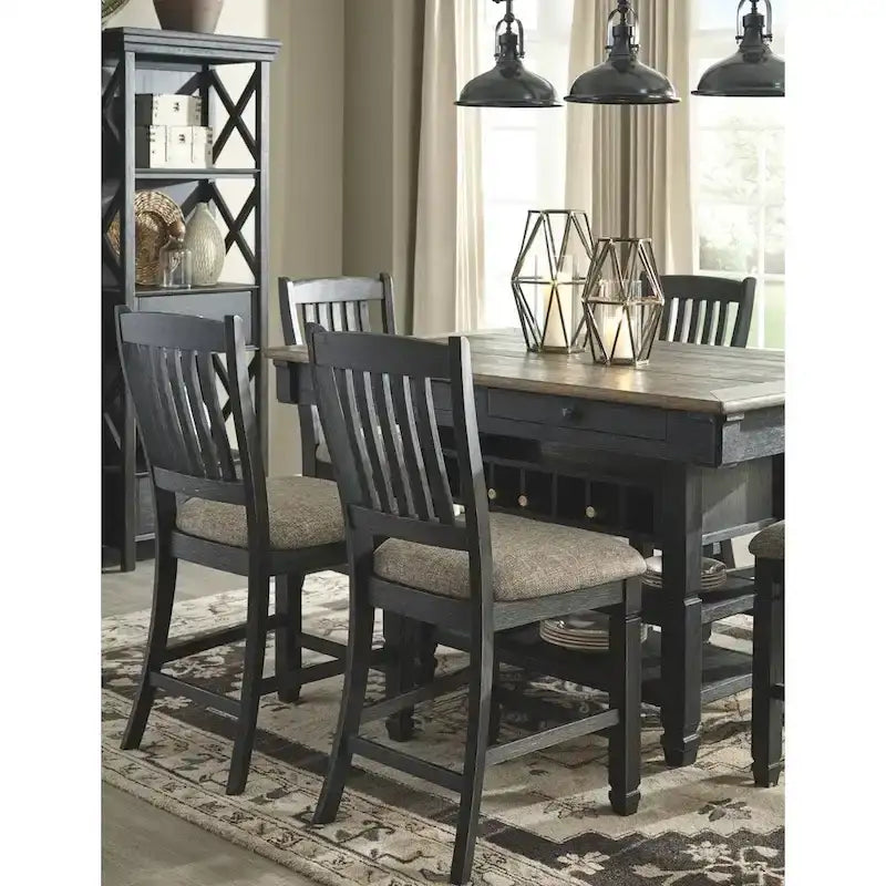 Sgabello da bar ad altezza bancone Tyler Creek - Set di 2