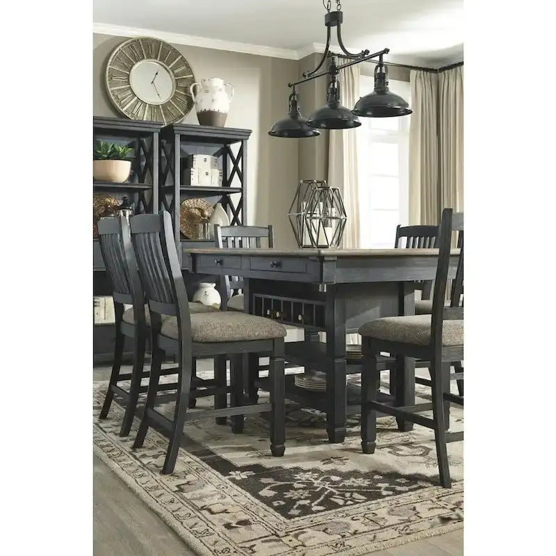 Sgabello da bar ad altezza bancone Tyler Creek - Set di 2