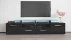 Evora Modern TV Stand with LED Light System