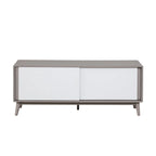 Mobile TV Madison Mid-Century Modern per TV fino a 65", ante scorrevoli e gestione cavi