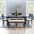 Sedia da pranzo Jepson Boho (set di 2)