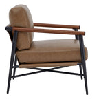 Poltrona accent Vincent imbottita moderna di metà secolo