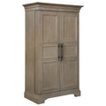 Mobile portabottiglie e bar Brown Grey Distressed Wood di Howard Miller