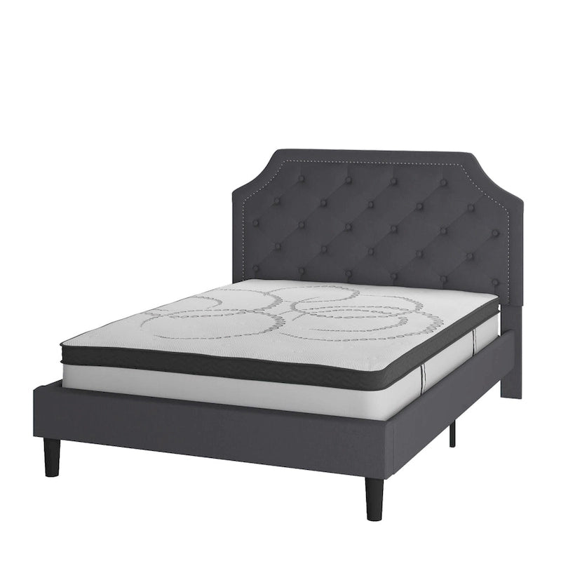 Letto imbottito con materasso a molle insacchettate da 25 cm