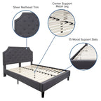 Letto imbottito con materasso a molle insacchettate da 25 cm