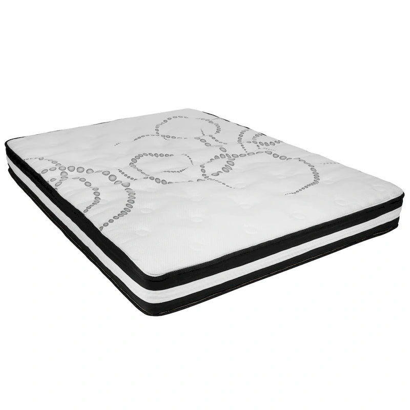 Letto imbottito con materasso a molle insacchettate da 25 cm