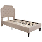 Letto imbottito con materasso a molle insacchettate da 25 cm
