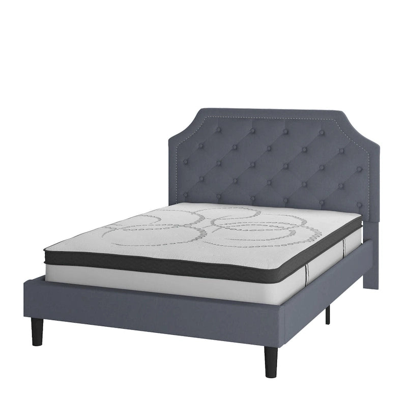 Letto imbottito con materasso a molle insacchettate da 25 cm
