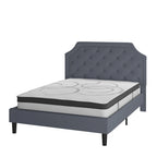 Letto imbottito con materasso a molle insacchettate da 25 cm