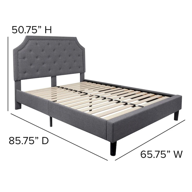 Letto imbottito con materasso a molle insacchettate da 25 cm