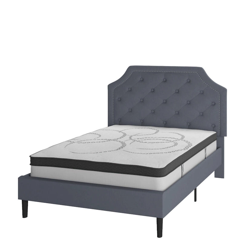 Letto imbottito con materasso a molle insacchettate da 25 cm