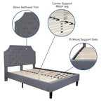 Letto imbottito con materasso a molle insacchettate da 25 cm