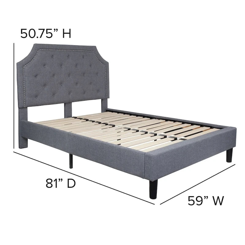 Letto imbottito con materasso a molle insacchettate da 25 cm