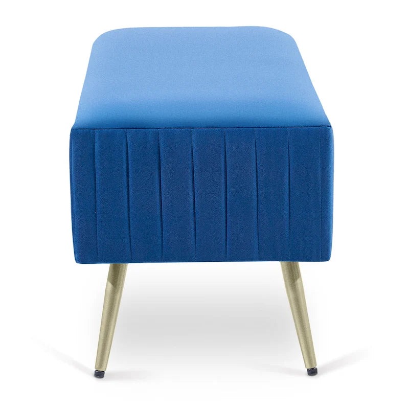 46 panche moderne imbottite per letto e ingresso con seduta in velluto imbottita