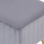 46 panche moderne imbottite per letto e ingresso con seduta in velluto imbottita