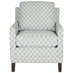 Poltrona da club in tessuto di poliestere rosa pesca/bianco - 28.5 x 31.9 x 38.2 - 29Lx32Px38A