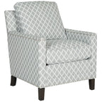 Poltrona da club in tessuto di poliestere rosa pesca/bianco - 28.5 x 31.9 x 38.2 - 29Lx32Px38A