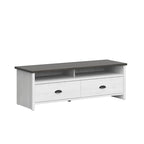 Mobile TV Hennepin Whitewash - 127 cm