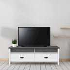 Mobile TV Hennepin Whitewash - 127 cm