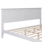 Letto matrimoniale king size moderno in legno massello, elegante e resistente