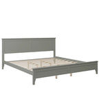 Letto matrimoniale king size moderno in legno massello, elegante e resistente