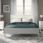 Letto matrimoniale moderno in legno con piattaforma per camera da letto
