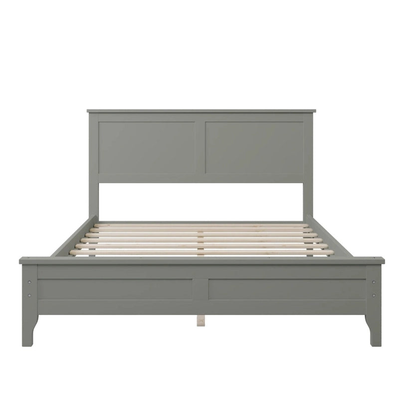 Letto matrimoniale moderno in legno con piattaforma per camera da letto
