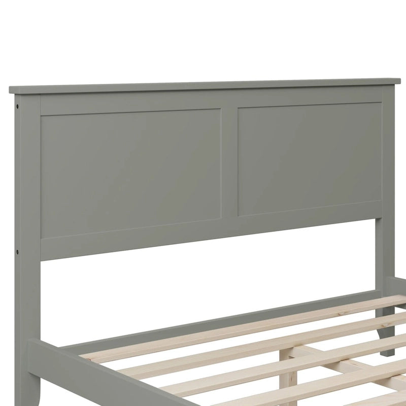 Letto matrimoniale moderno in legno con piattaforma per camera da letto