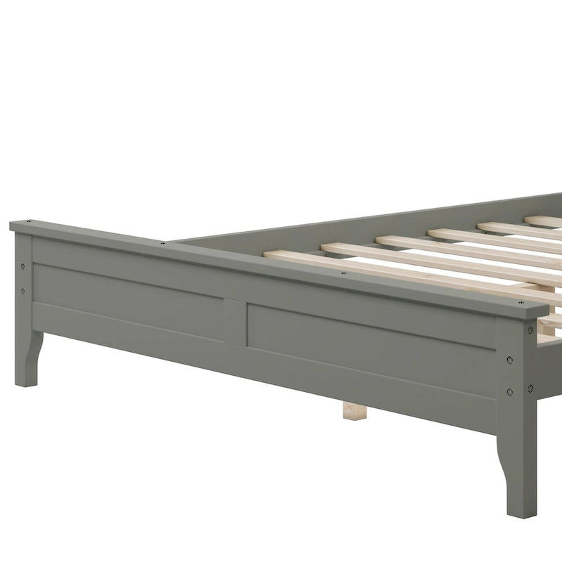 Letto matrimoniale moderno in legno con piattaforma per camera da letto
