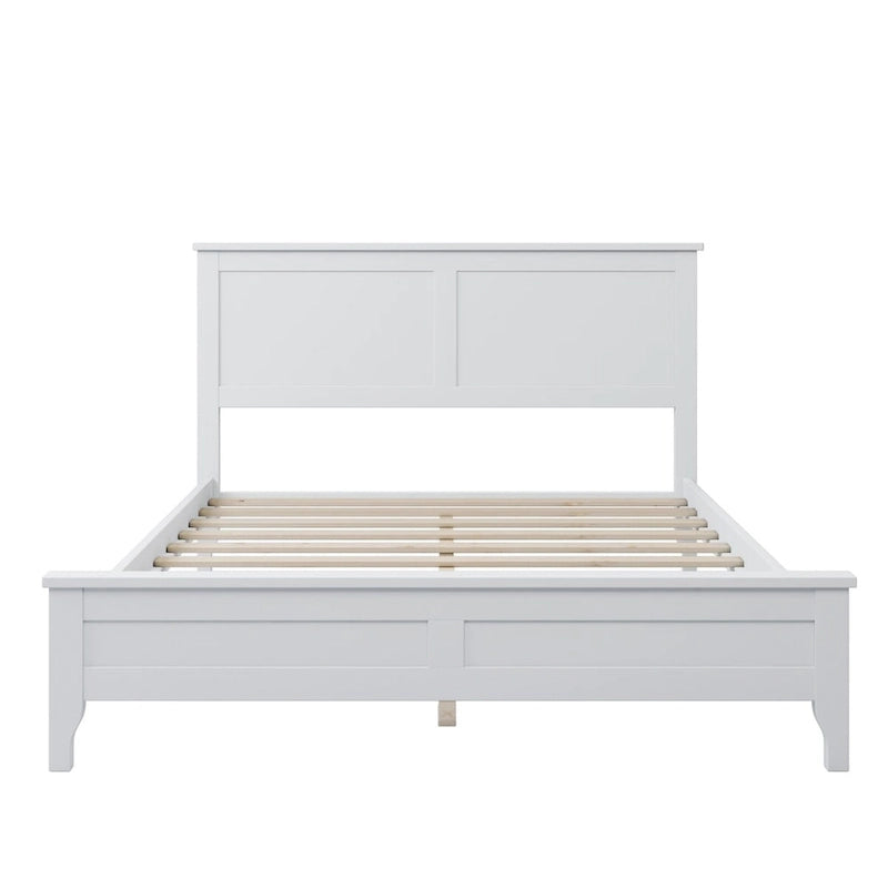 Letto matrimoniale moderno in legno con piattaforma per camera da letto