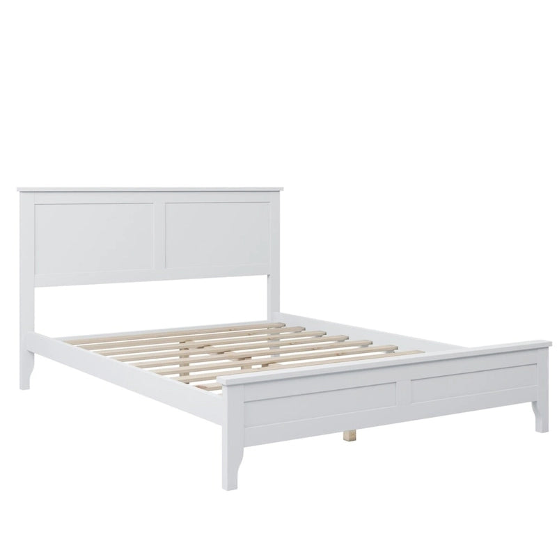 Letto matrimoniale moderno in legno con piattaforma per camera da letto