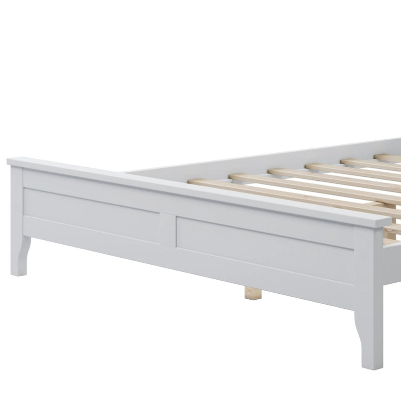 Letto matrimoniale moderno in legno con piattaforma per camera da letto