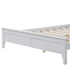 Letto matrimoniale moderno in legno con piattaforma per camera da letto