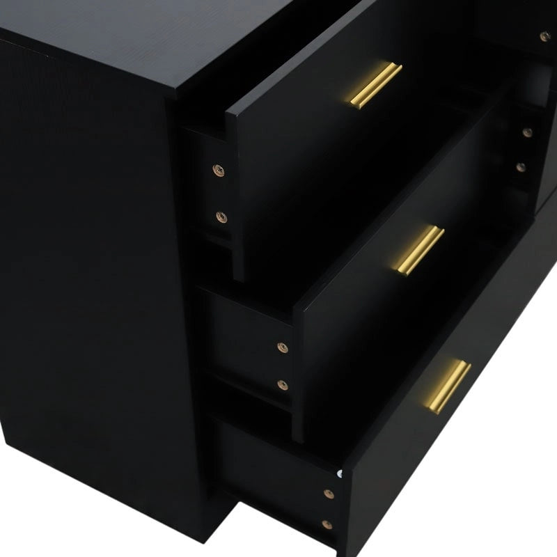 Comò moderno a 6 cassetti per camera da letto - Ampio cassettone, robusto e sicuro