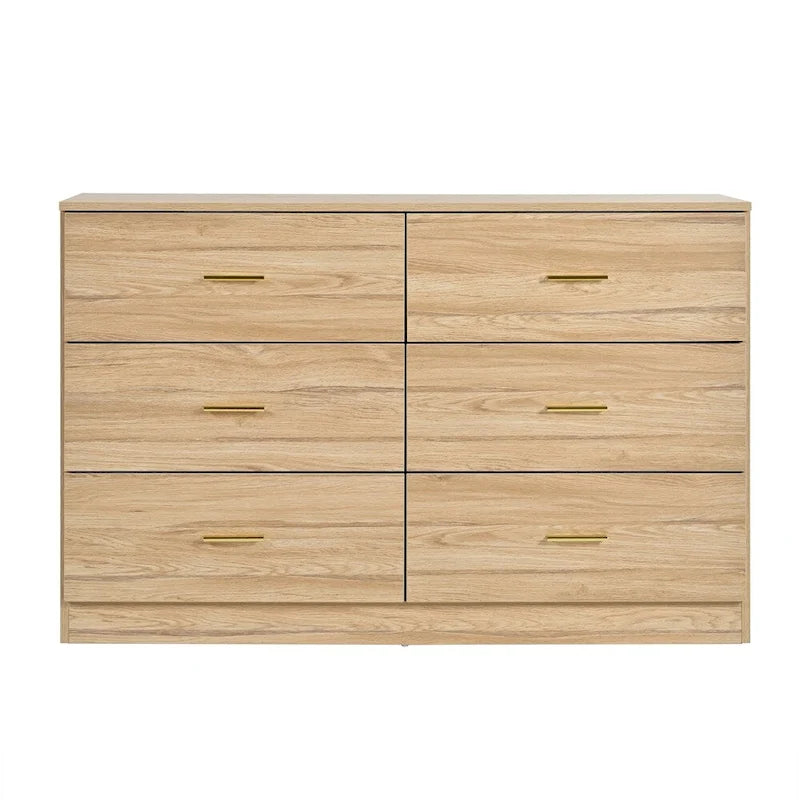 Comò moderno a 6 cassetti per camera da letto - Ampio cassettone, robusto e sicuro