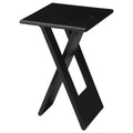 Tavolino pieghevole Hammond nero fatto a mano (India)