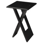 Tavolino pieghevole Hammond nero fatto a mano (India)