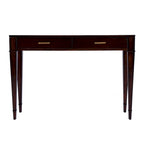 Consolle in radica con 2 cassetti, 117 cm