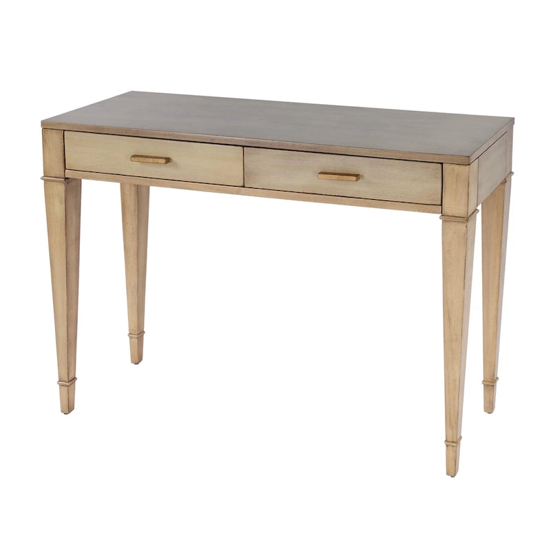 Consolle in radica con 2 cassetti, 117 cm