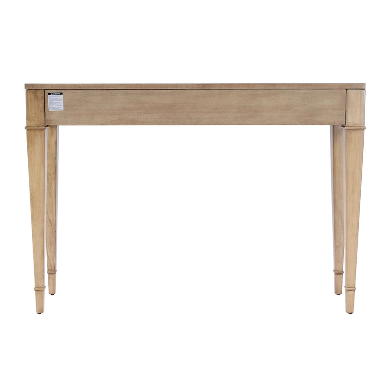Consolle in radica con 2 cassetti, 117 cm