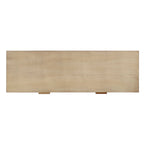 Consolle in radica con 2 cassetti, 117 cm