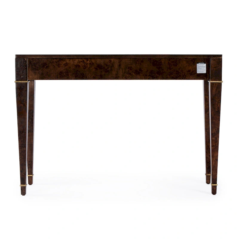 Consolle in radica con 2 cassetti, 117 cm