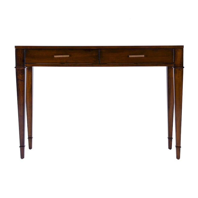 Consolle in radica con 2 cassetti, 117 cm