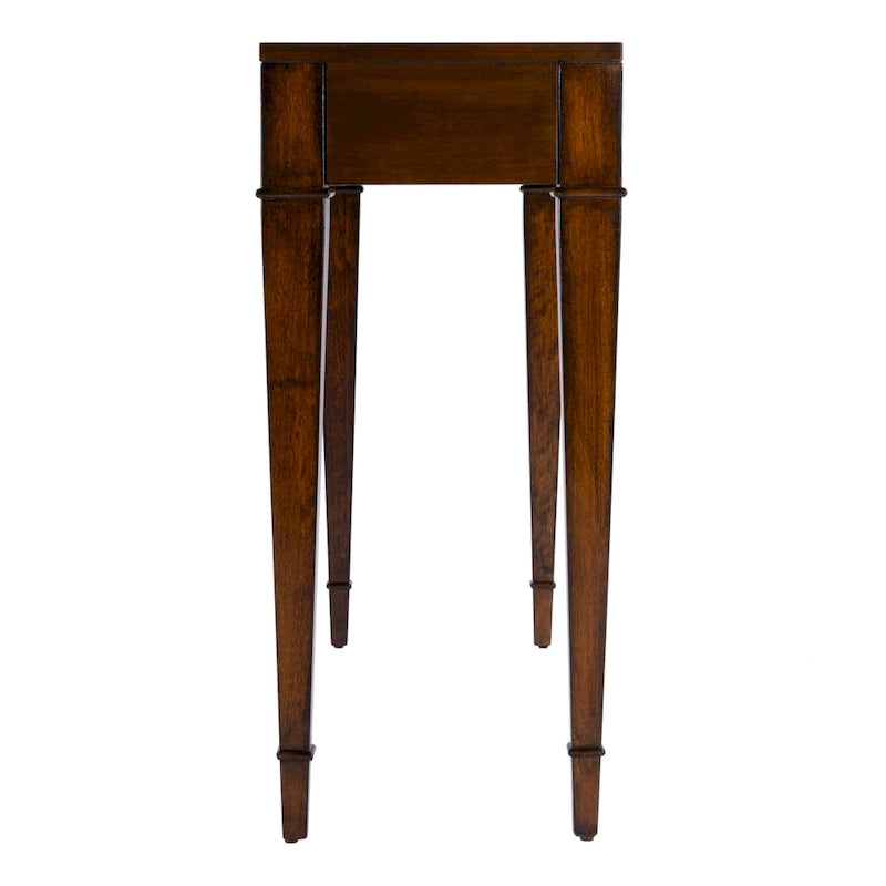 Consolle in radica con 2 cassetti, 117 cm